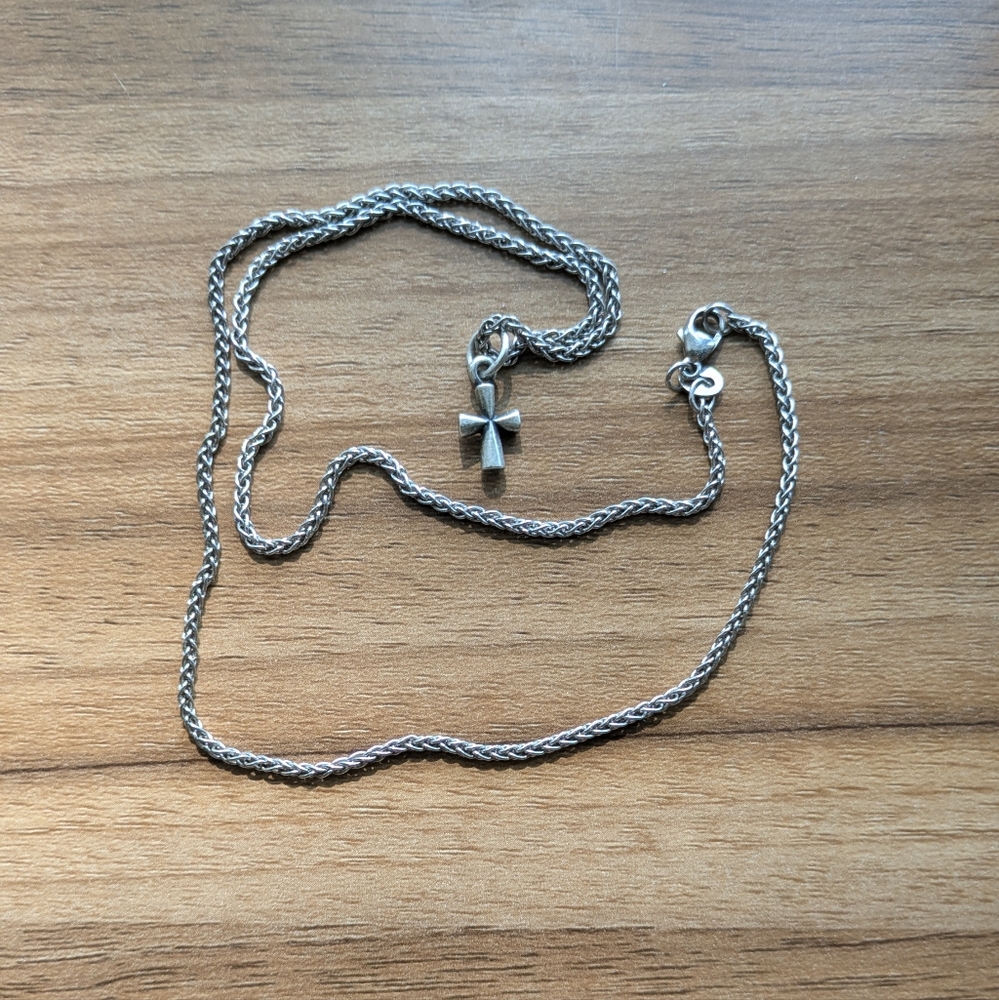James Avery Silver Cross Necklace